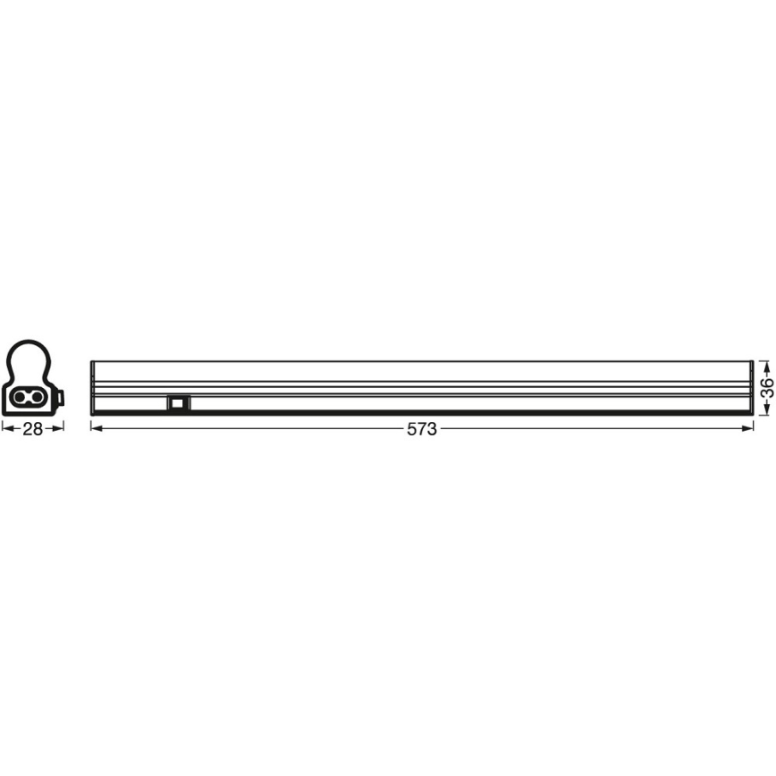 Ledvance - LED Köögikapialune valgusti anduriga BATTEN LED/8W/230V 60 cm