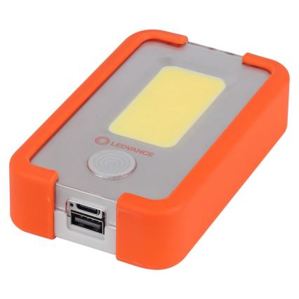 Ledvance - LED Laetav taskulamp akupangaga FLASHLIGHT LED/4W/5V 3000mAh IPX2