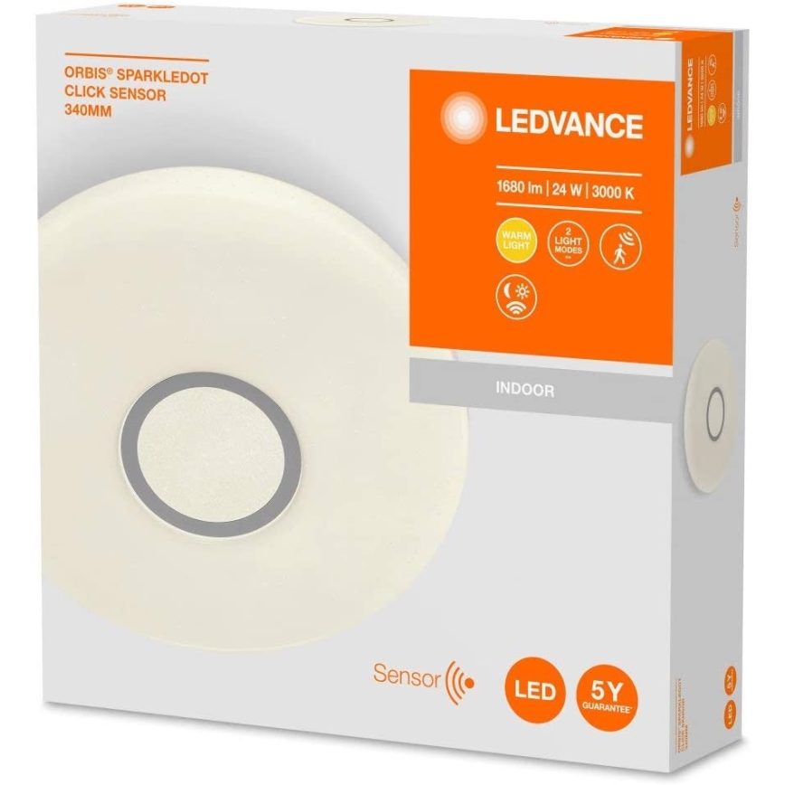 Ledvance - LED Laevalgusti koos anduriga SPARKLEDOT LED/24W/230V