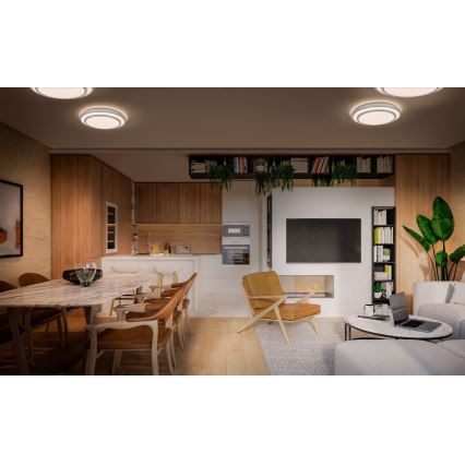 Ledvance - LED Laevalgusti ORBIS BERLIN LED/16W/230V hõbedane