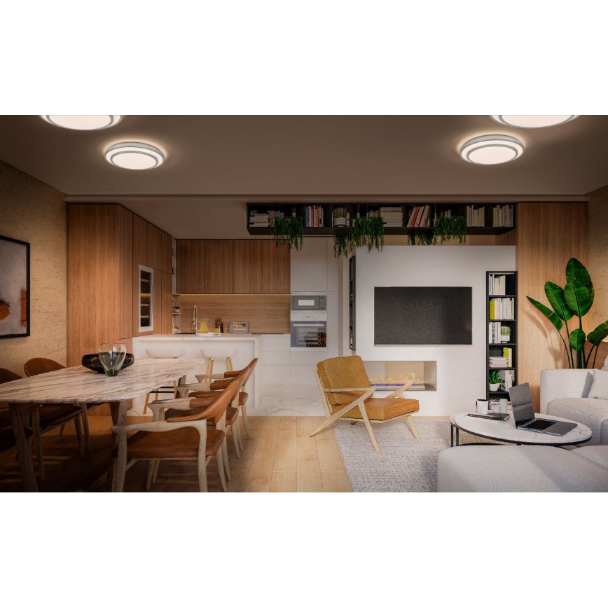 Ledvance - LED Laevalgusti ORBIS BERLIN LED/16W/230V hõbedane