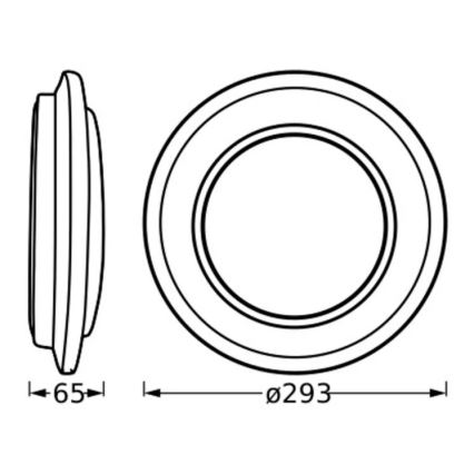 Ledvance - LED Laevalgusti ORBIS BERLIN LED/16W/230V hõbedane