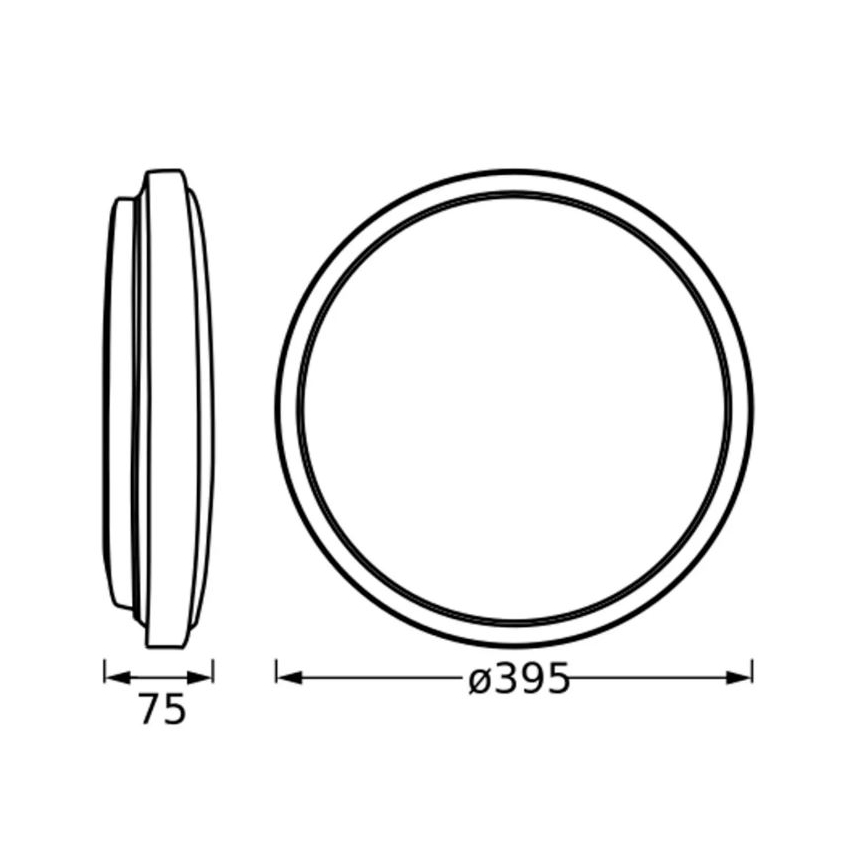 Ledvance - LED Laevalgusti ORBIS LONDON LED/24W/230V must