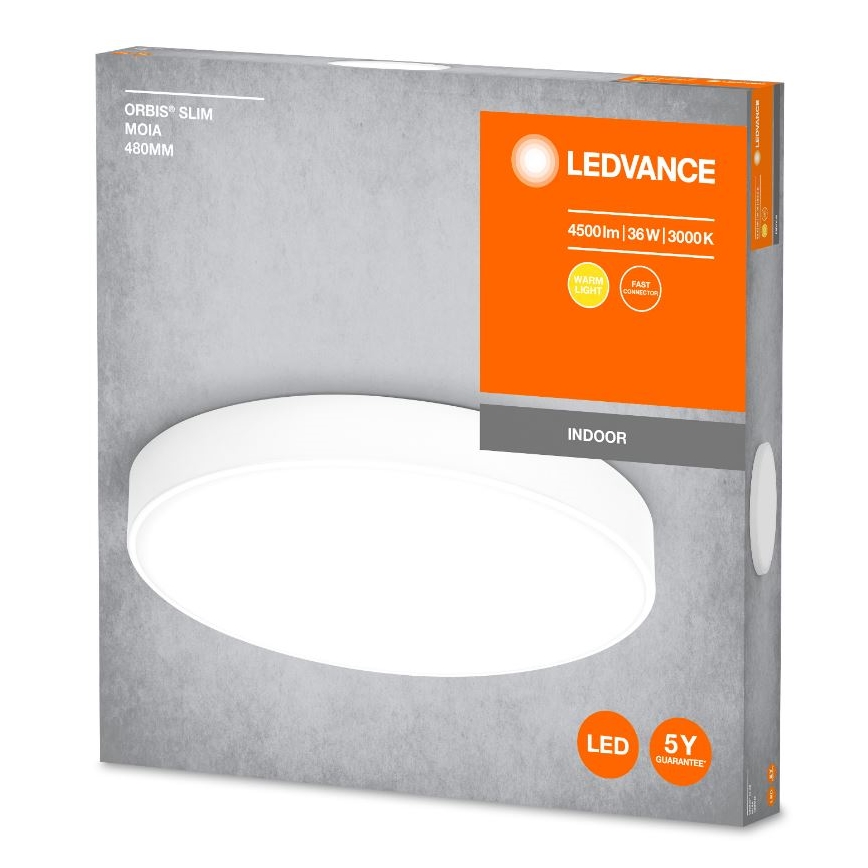Ledvance - LED Laevalgusti ORBIS SLIM LED/36W/230V valge