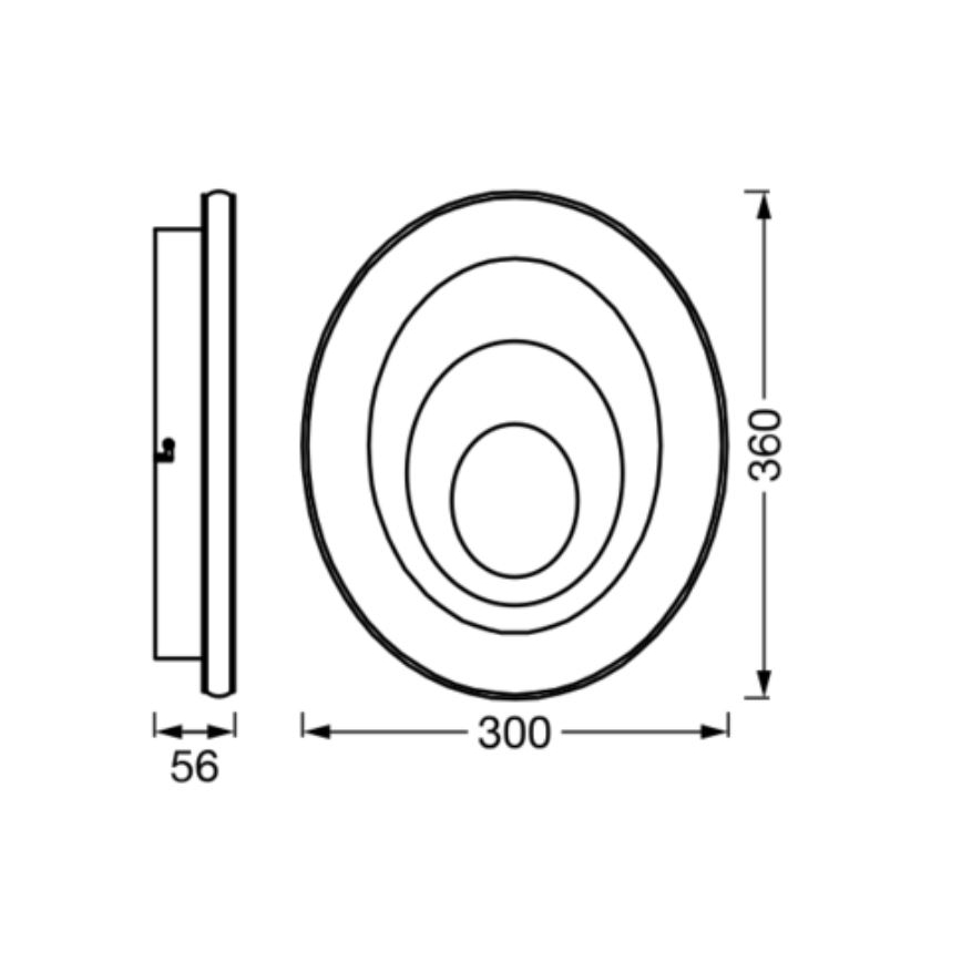 Ledvance - LED Laevalgusti ORBIS SPIRAL LED/27W/230V