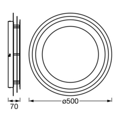 Ledvance - LED Laevalgusti ORBIS SPIRAL LED/38W/230V