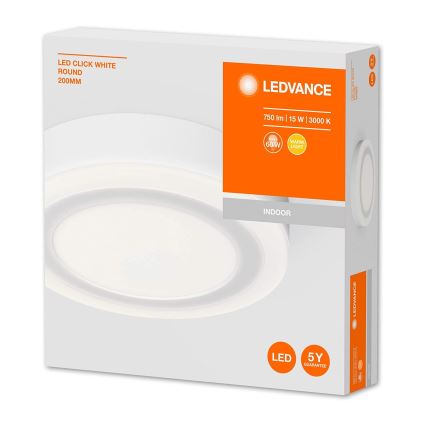 Ledvance - LED Laevalgusti ROUND LED/15W/230V d. 20 cm