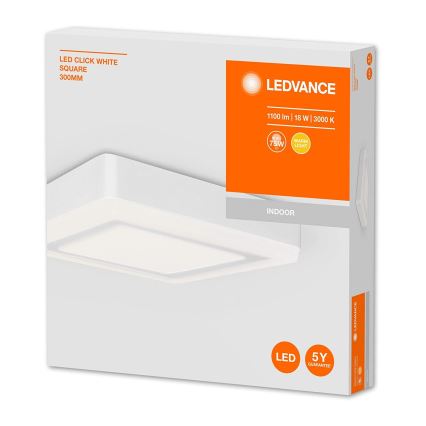 Ledvance - LED Laevalgusti SQUARE LED/18W/230V