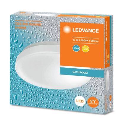 Ledvance - LED Laevalgusti vannituppa CEILING ROUND LED/12W/230V 3000K IP44