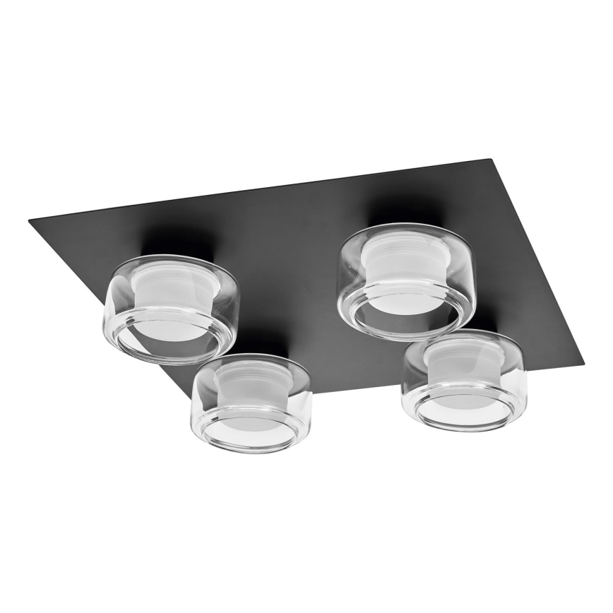 Ledvance - LED Laevalgusti vannituppa ORBIS FLAME 4xLED/5,5W/230V 3000/4000K IP44 must