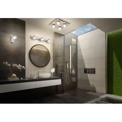 Ledvance - LED Laevalgusti vannituppa ORBIS FLAME 4xLED/5,5W/230V 3000/4000K IP44 kroom
