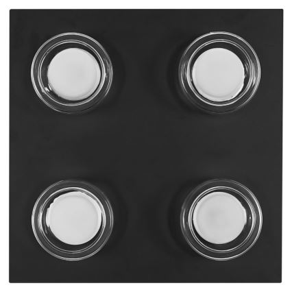 Ledvance - LED Laevalgusti vannituppa ORBIS FLAME 4xLED/5,5W/230V 3000/4000K IP44 must
