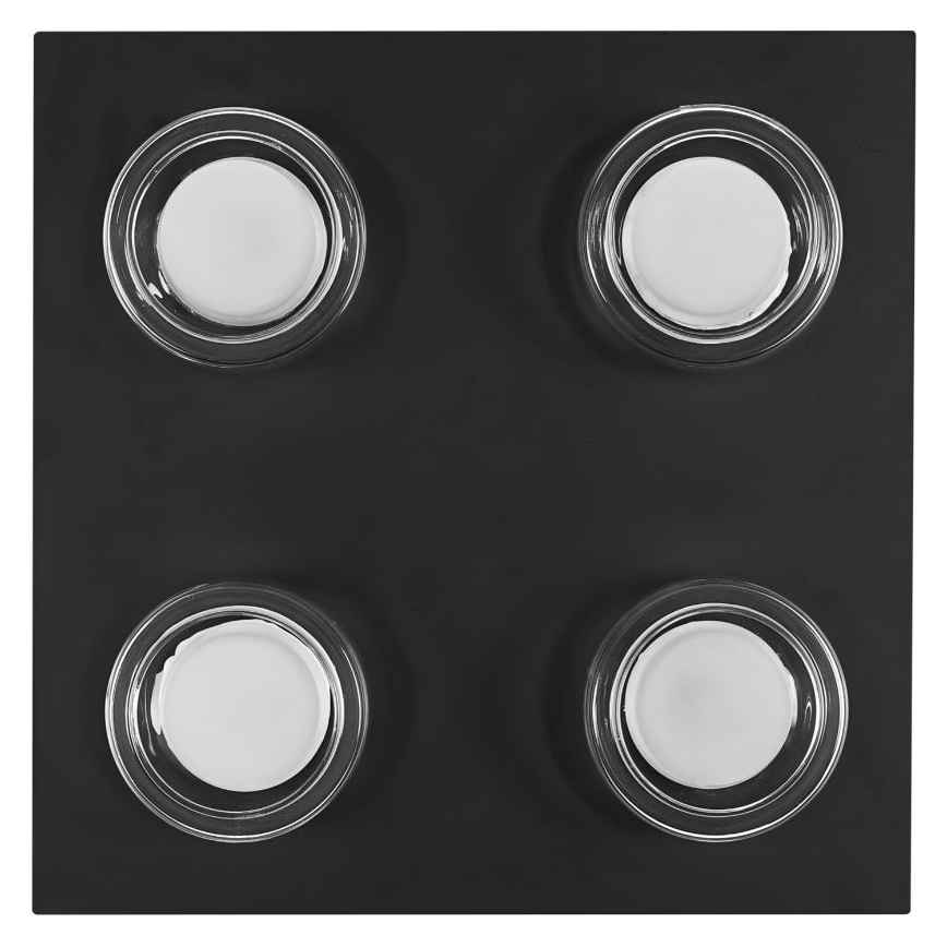 Ledvance - LED Laevalgusti vannituppa ORBIS FLAME 4xLED/5,5W/230V 3000/4000K IP44 must