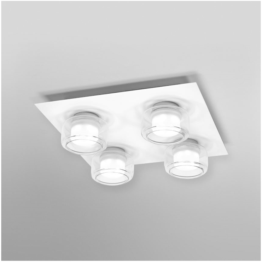 Ledvance - LED Laevalgusti vannituppa ORBIS FLAME 4xLED/5,5W/230V 3000/4000K IP44 valge