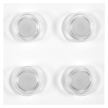 Ledvance - LED Laevalgusti vannituppa ORBIS FLAME 4xLED/5,5W/230V 3000/4000K IP44 valge