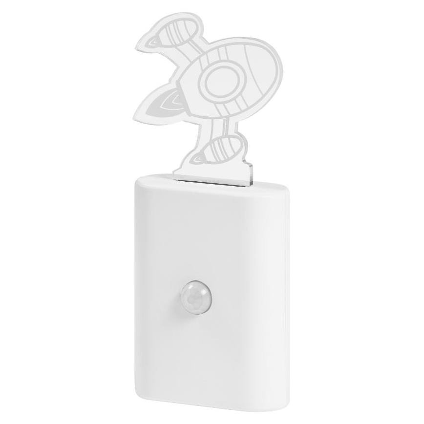 Ledvance - LED Laste navigatsioonivalgusti anduriga NIGHTLUX LED/0,2W/4,5V 3000K