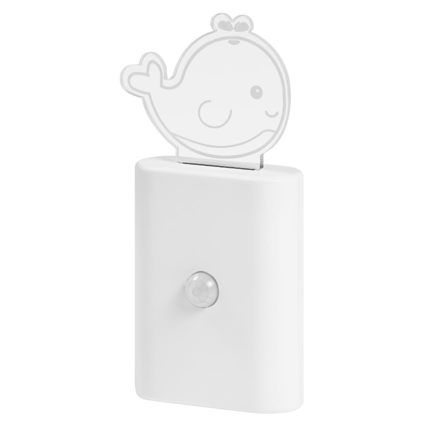 Ledvance - LED Laste navigatsioonivalgusti anduriga NIGHTLUX LED/0,2W/4,5V 3000K