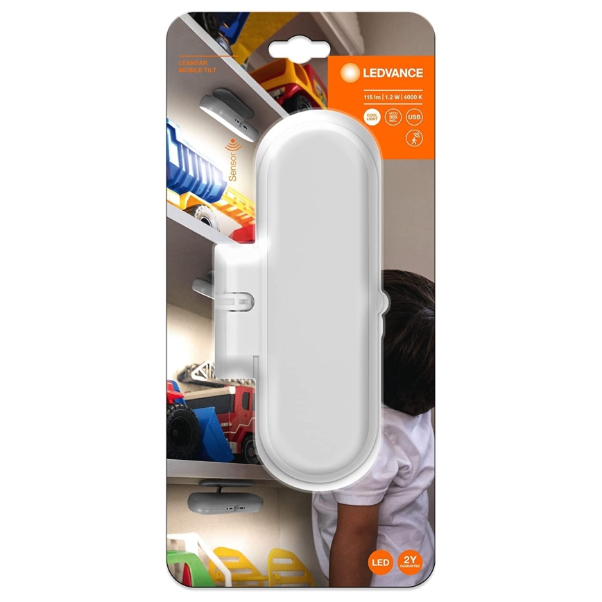 Ledvance - LED Mööblivalgustus anduriga MOBILE LED/1,2W/5V 500 mAh 4000K