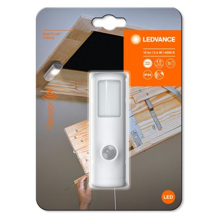 Ledvance - LED Navigatsioonituli koos anduriga NIGHTLUX LED/0.35W/3xAAA IP54