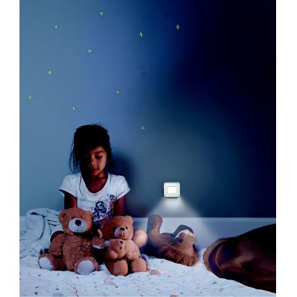 Ledvance - LED Öövalgusti anduriga LUNETTA LED/0,2W/230V