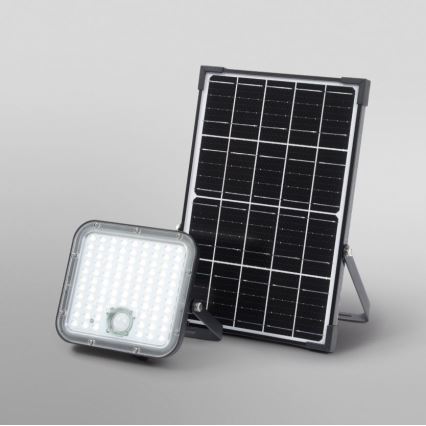 Ledvance - LED Hämardatav päikesepaneeliga prožektor anduriga FLOOD SPLIT LED/30W/6,4V IP65 + kaugjuhtimispult