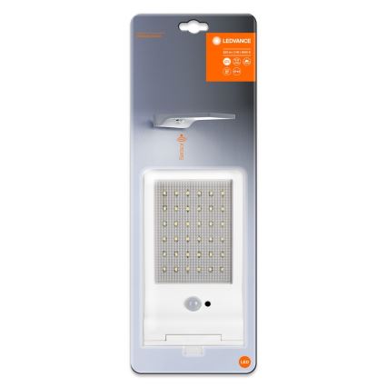 Ledvance - LED Päikesepaneeliga seinavalgusti koos anduriga DOORLED LED/3W/3,3V 2000 mAh IP44