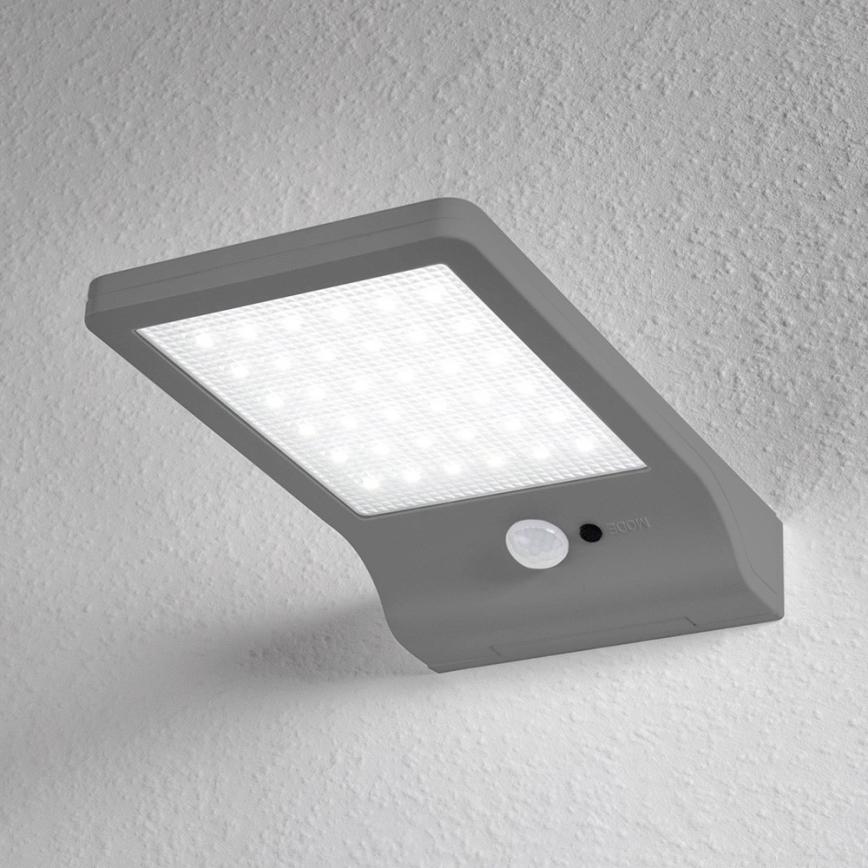 Ledvance - LED Päikesepaneeliga seinavalgusti koos anduriga DOORLED LED/3W/3,3V 2000 mAh IP44