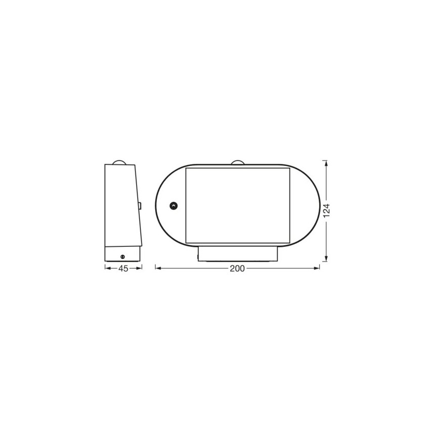 Ledvance - LED Päikesepaneeliga seinavalgusti koos anduriga ENDURA STYLE LED/4W/3,7V 2000 mAh IP44