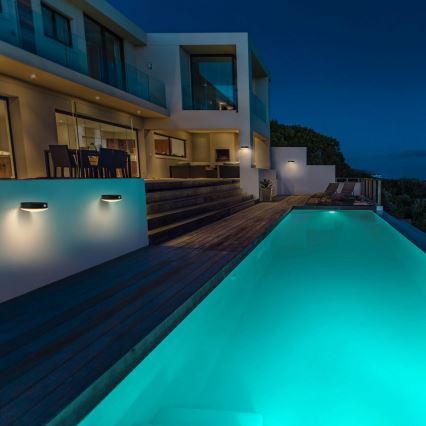 Ledvance - LED Päikesepaneeliga seinavalgusti koos anduriga ENDURA STYLE LED/6W/3,7V 1420 mAh IP44