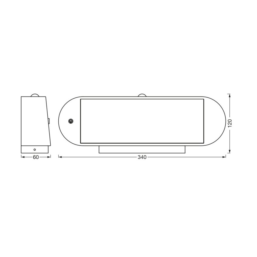 Ledvance - LED Päikesepaneeliga seinavalgusti koos anduriga ENDURA STYLE LED/6W/7,4V 2000 mAh IP44