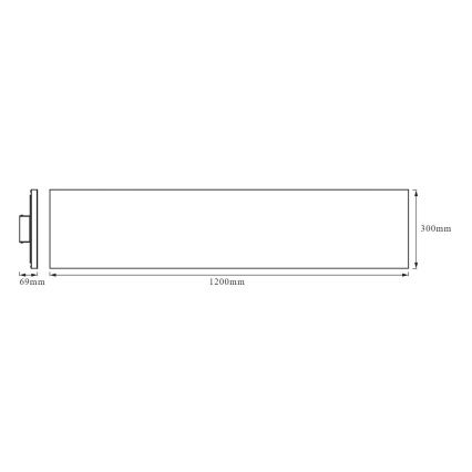 Ledvance - LED Paneel pinnapealseks paigalduseks FRAMELESS LED/40W/230V 3000K