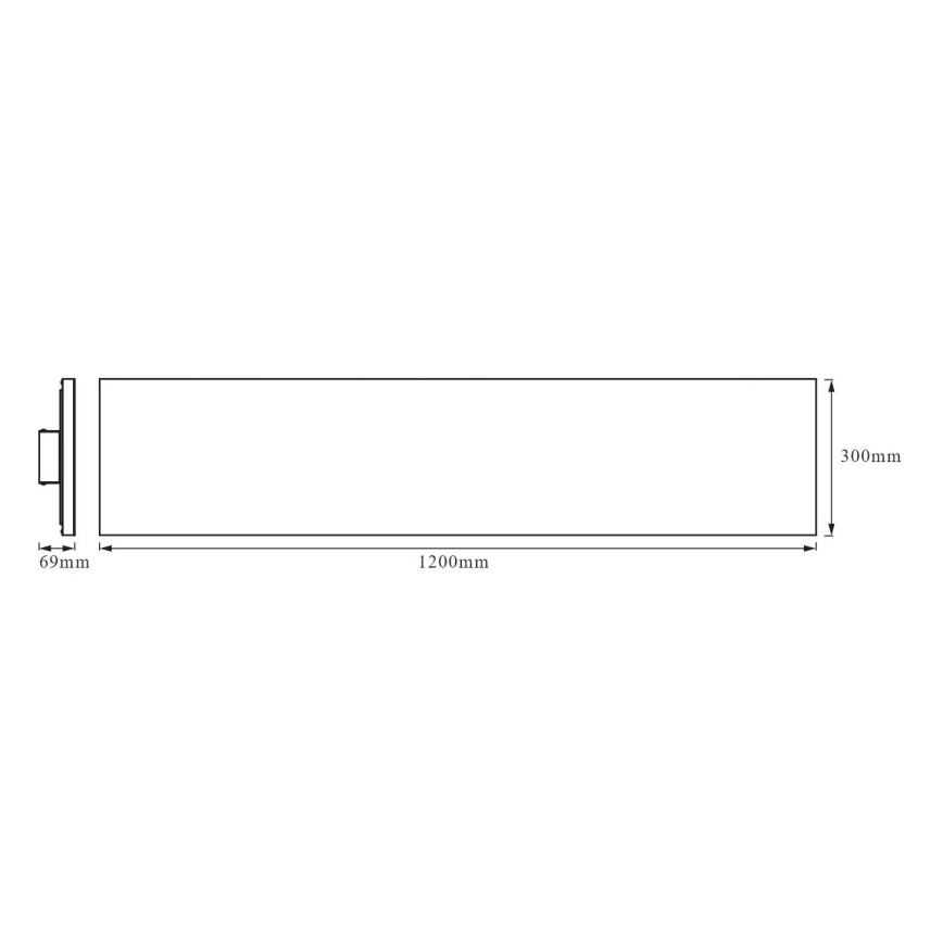 Ledvance - LED Paneel pinnapealseks paigalduseks FRAMELESS LED/40W/230V 3000K