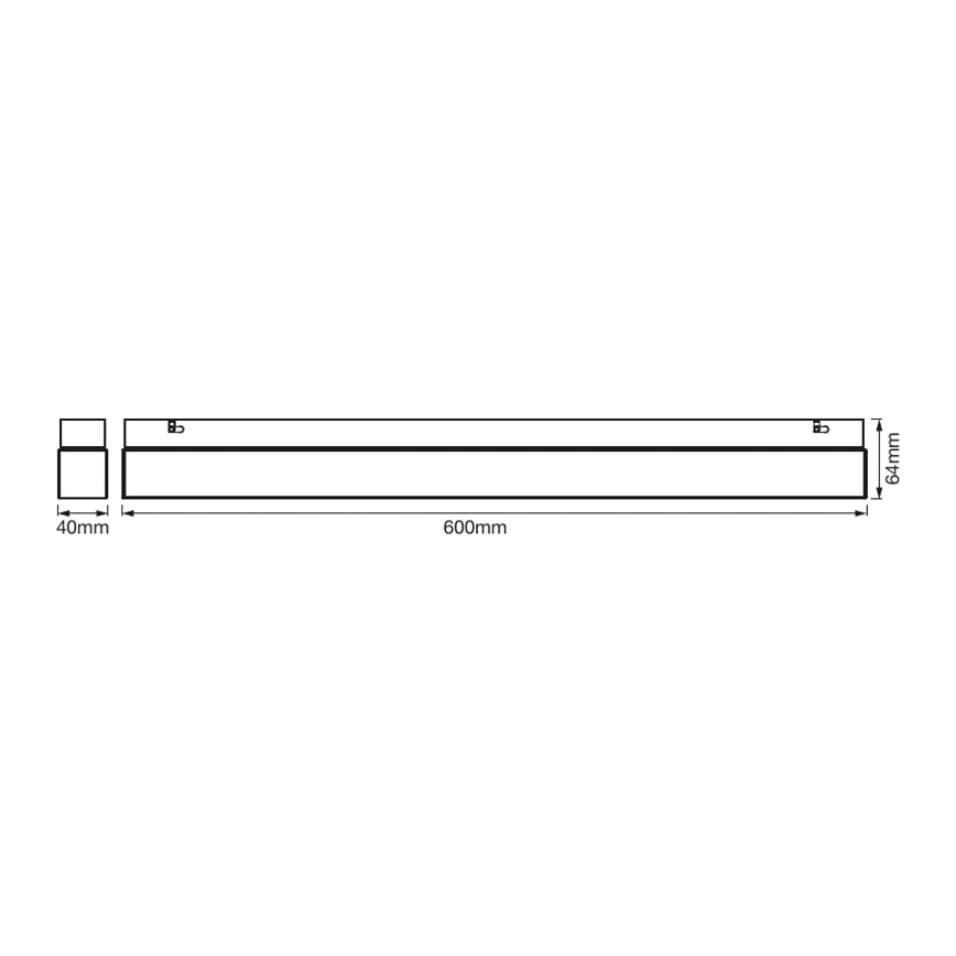 Ledvance - LED Peeglivalgustus vannituppa SQUARE LED/14W/230V IP44 3000/4000K CRI 90 Ra