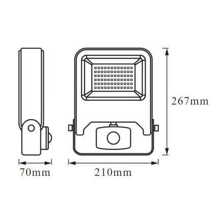 Ledvance - LED Prožektor anduriga ENDURA LED/50W/230V IP44