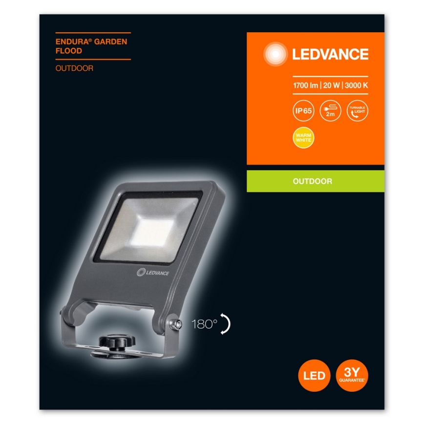 Ledvance - LED-prožektor ENDURA LED/20W/230V IP65