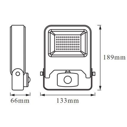 Ledvance - LED Prožektor koos anduriga ENDURA LED/20W/230V IP44