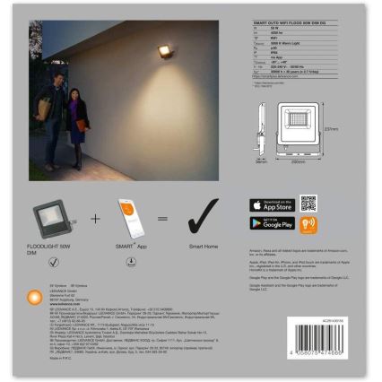 Ledvance - LED Prožektor SMART+ FLOOD LED/50W/230V IP65 Wi-Fi