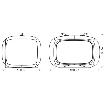 Ledvance - LED Puutetundlik öölamp lastetuppa TOUCH LED/2,5W/5V