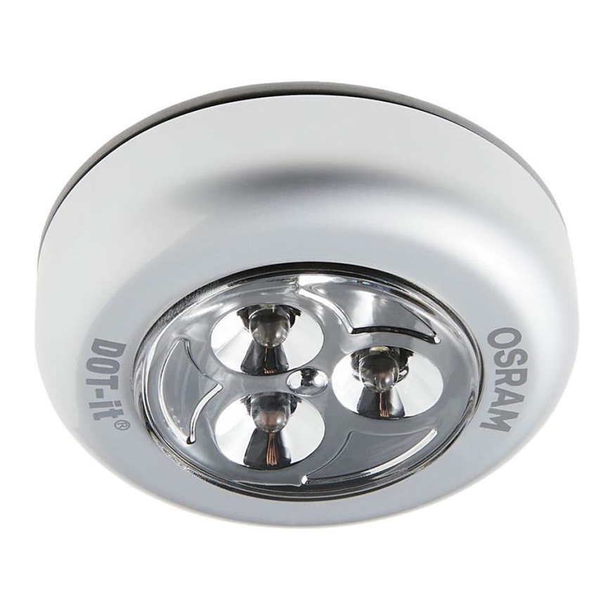 Ledvance - LED Puutetundlik öövalgusti DOT-IT LED/0,2W/3xAAA