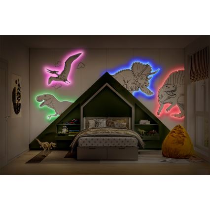 Ledvance - LED RGB hämardatav FLEX-riba 5m LED/10W/230V + kaugjuhtimispult