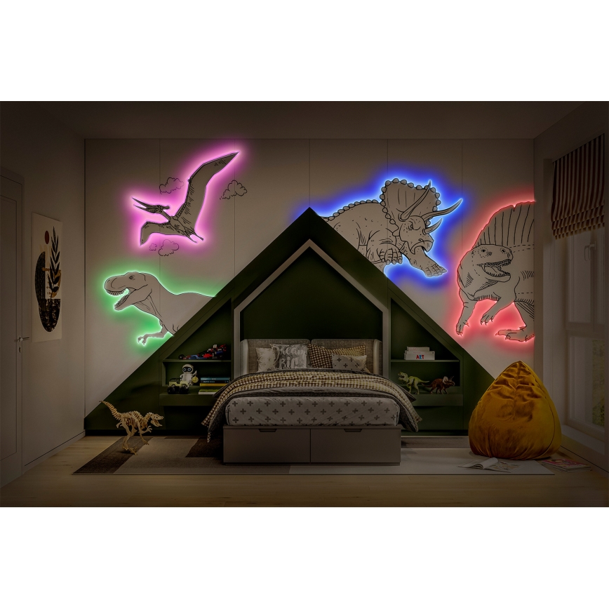 Ledvance - LED RGB hämardatav FLEX-riba 5m LED/10W/230V + kaugjuhtimispult