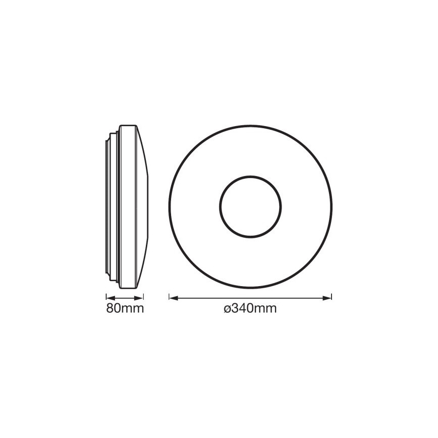 Ledvance - LED RGB Hämardatav laevalgusti SMART+ KITE LED/18W/230V Wi-Fi