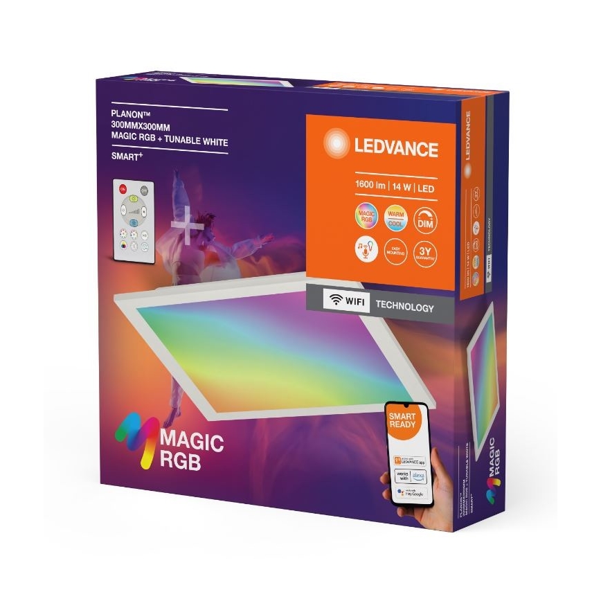 Ledvance - LED RGB Hämardatav laevalgusti SMART+ MAGIC LED/14W/230V 2700-6500K Wi-Fi + kaugjuhtimispult