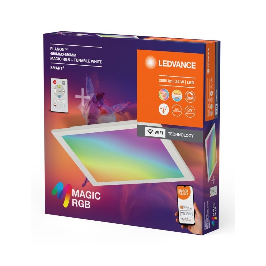 Ledvance - LED RGB Hämardatav laevalgusti SMART+ MAGIC LED/24W/230V 2700-6500K Wi-Fi + kaugjuhtimispult
