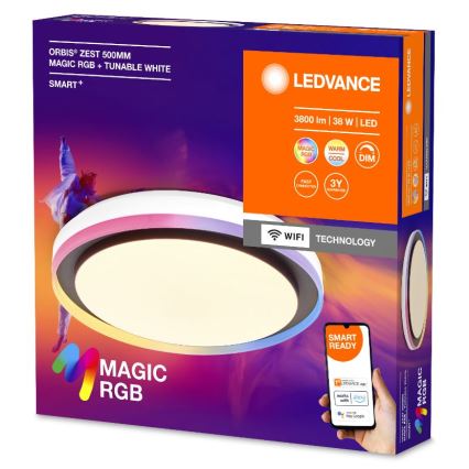 Ledvance - LED RGB Hämardatav laevalgusti SMART+ MAGIC LED/38W/230V 2700-6500K Wi-Fi