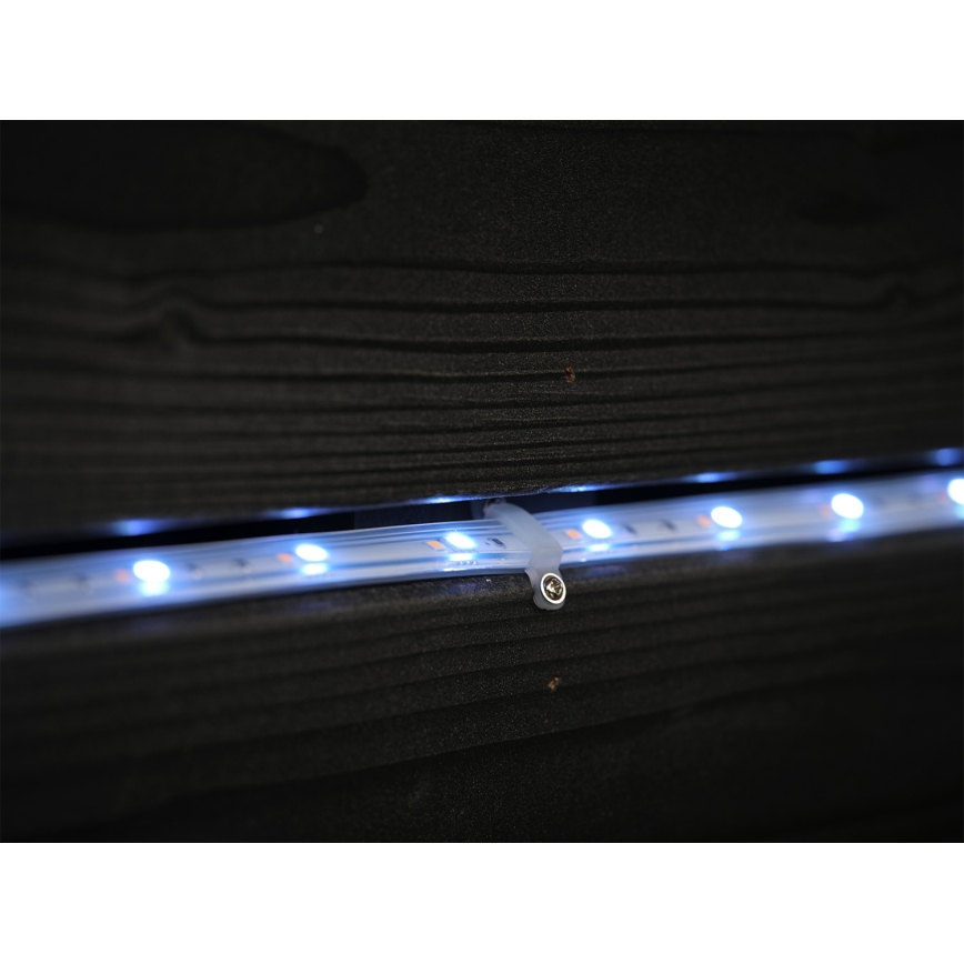 Ledvance - LED RGB hämardatav päikeseenergial töötav riba FLEX MAGIC 3m LED/1,2W/5V IP44 + kaugjuhtimispult
