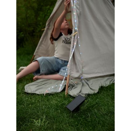 Ledvance - päikeseenergial töötav, hämardatav LED RGB riba FLEX MAGIC 3m LED/1,2W/5V + kaugjuhtimispult