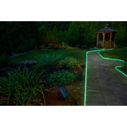 Ledvance - LED RGB päikeseenergial töötav hämardatav riba FLEX MAGIC 5m LED/1,6W/5V + kaugjuhtimispult