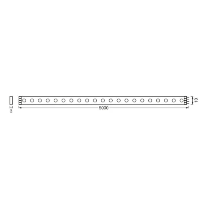 Ledvance - LED RGB Hämardatav valgusriba FLEX AUDIO 5m LED/20W/230V + kaugjuhtimispult
