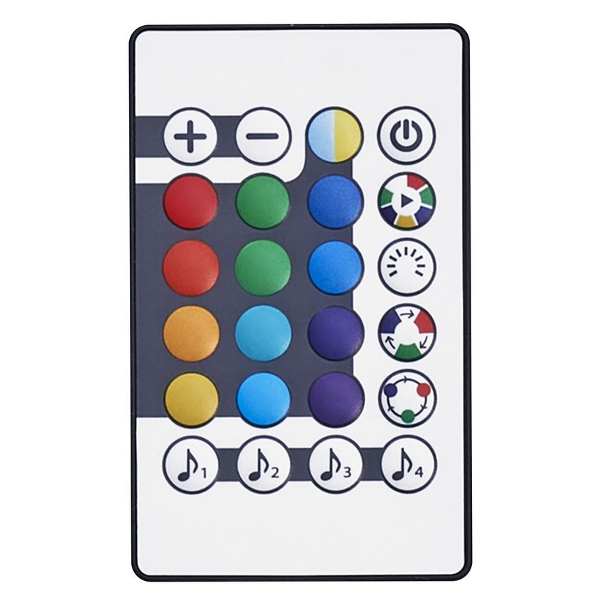 Ledvance - LED RGB Hämardatav valgusriba telerile FLEX AUDIO 2m LED/3,6W/5V + kaugjuhtimispult